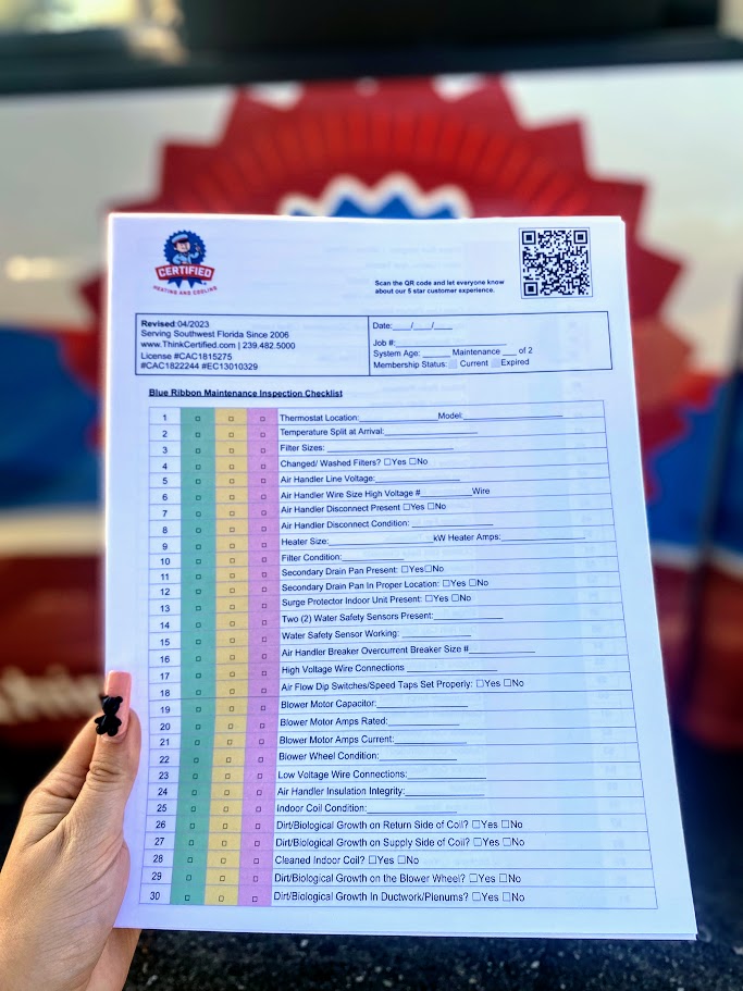 HVAC Maintenance Checklist