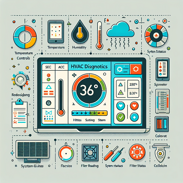 HVAC diagnostic software interface
