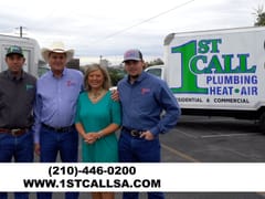 1st Call Plumbing, Heating & Air - San Antonio Plumber