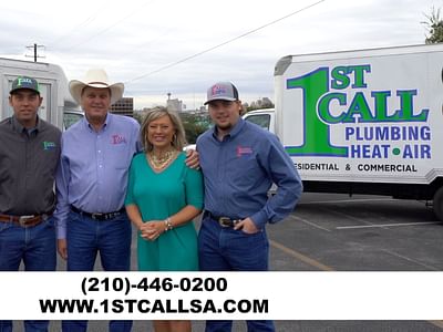 1st Call Plumbing, Heating & Air - San Antonio Plumber