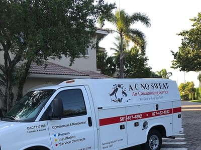 A/C No Sweat Air Conditioning Service