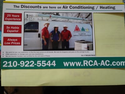 Air Conditioning & Heating By RCA