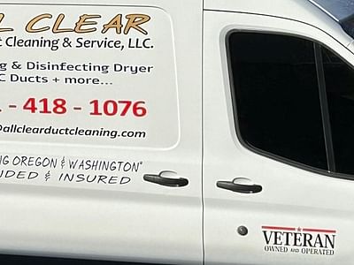 ALL CLEAR - Air Duct Cleaning & Service, LLC.