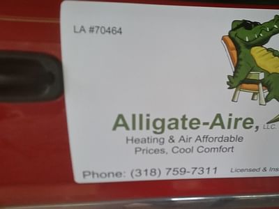 alligate-aire,llc air conditioning and heating