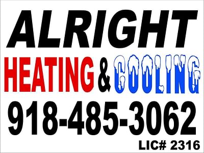 Alright Heating and Air Conditioning inc.