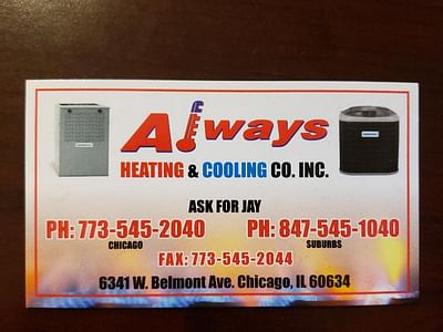 Always Heating & Cooling Co. Inc.