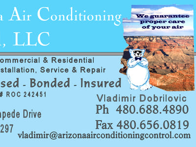 Arizona Air Conditioning Control