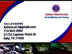 ASHTON MECHANICAL,AC REPAIR & SERVICE IN KATY,HVAC