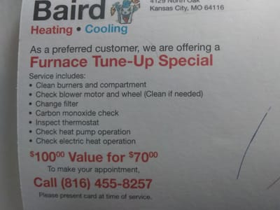 Baird Heating, Cooling and Refrigeration