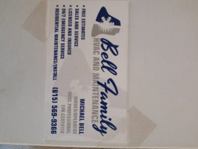 BELL FAMILY HVAC AND MAINTENANCE
