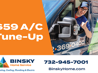 Binsky Home: Heating, Cooling, Plumbing & Electric