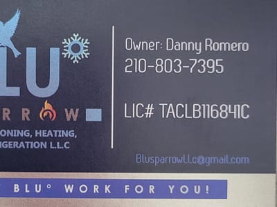 Blu Sparrow Air Conditioning, Heating, and Air Conditioning L.L.C