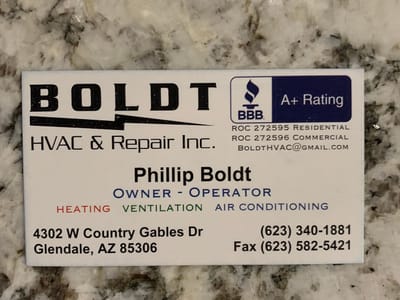 Boldt HVAC & Repair Inc.
