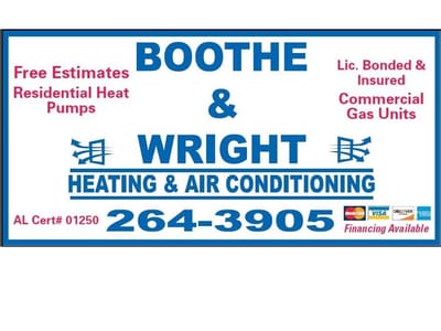Boothe And Wright Heating & Air Conditioning