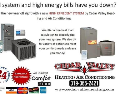 Cedar Valley Heating, Air Conditioning & Plumbing