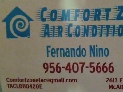 Comfort Zone Air Conditioning