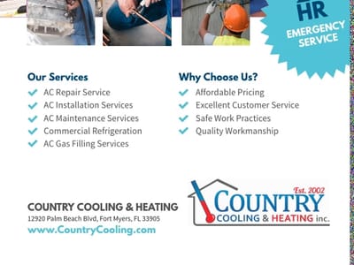 Country Cooling & Heating Inc