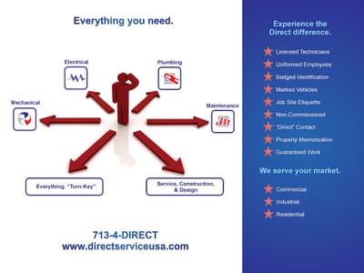 Direct Service, Construction & Design