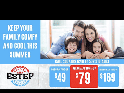 Estep heating and cooling