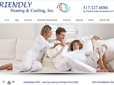 Friendly Heating & Cooling Inc.