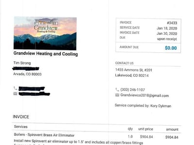 Grandview Heating & Cooling, Inc.