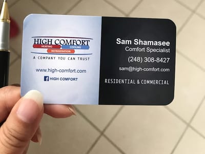 High Comfort Heating Cooling and Refrigeration