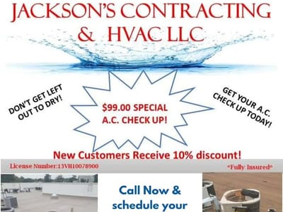 Jackson's Contracting and HVAC