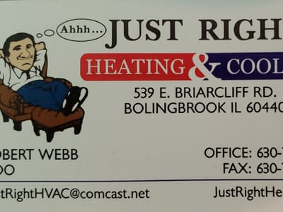 Just Right Heating & Cooling