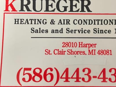 Krueger Heating & Air Conditioning, Inc.