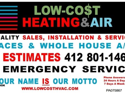 Low Cost Heating and Air