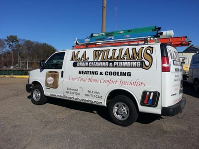 M.A. Williams Drain Cleaning, Plumbing, Heating & Cooling