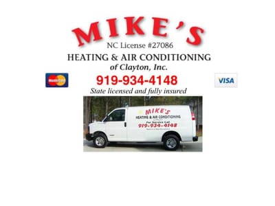 Mike's Heating and Air Conditioning of Clayton Inc