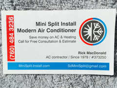Mini-Split A/C Installation in San Diego