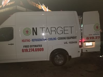 On target Air Conditioning + Refrigeration Repairs