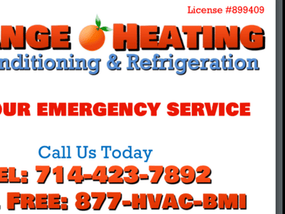 Orange Heating Air Conditioning and Refrigeration