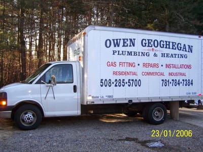 Owen Geoghegan Plumbing Heating & Air Conditioning 11 Plain street Norton MA 02766