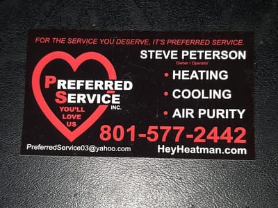 Preferred Service Heating, Cooling and Caring