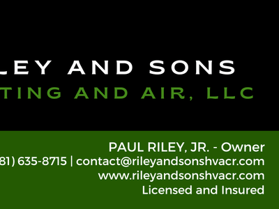Riley and Sons Heating and Air, LLC