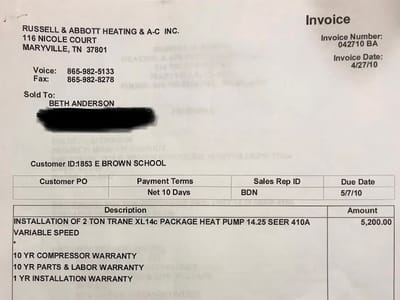 Russell & Abbott Heating and Cooling