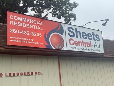Sheets Central Air - Heating - Cooling - Plumbing