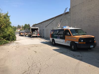 Solar Flare Heating & Air