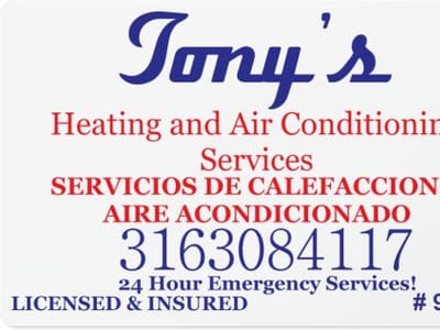 Tonys Heating and Air Conditioning Services