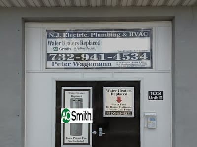 Water Heater Replaced by N.J. Electric, Plumbing & HVAC