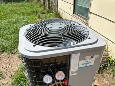 Year round heating and cooling