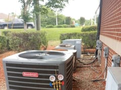 Year round heating and cooling