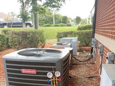 Year round heating and cooling