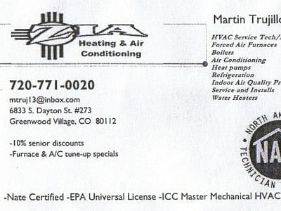 ZIA HEATING AND AIR